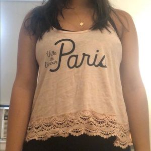 Abercrombie Paris tank top